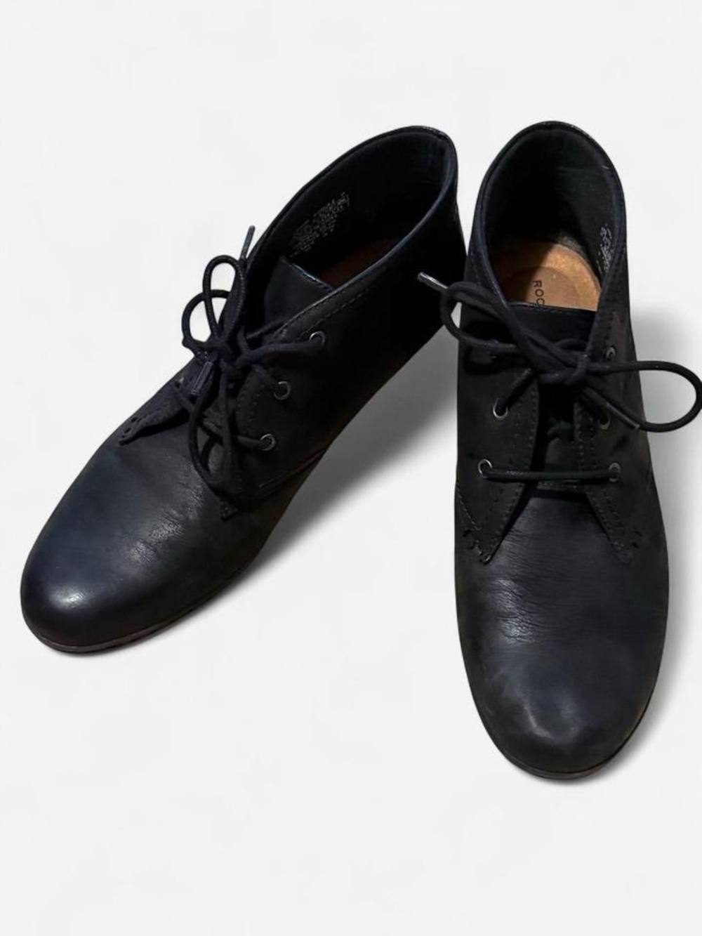 Rockport | Black Leather | Booties | SIZE 7.5